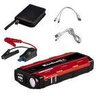 Einhell CE-JS 8/1 Sistema avviamento d?emergenza auto (capacit? 3x2,5 Ah, corrente avviamento 200 A, picco 400 A, 200 A, prese USB 5V da 2A e 3A, luce emergenza, inc. cavo per ricarica usb, custodia) (AZ)