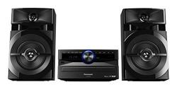 Panasonic SC-UX102E-K Sistema Mini, 300 W, Speaker a 2 Vie, Woofer da 13 cm, Lettore CD, CD-R/R W, Bluetooth, USB, DAB/DAB+, 30FM/15AM RDS, AUX, Audio di Qualit?, Illuminazione Blu, Nero (AZ)