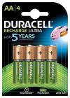 Batteria Standard Ricaricabile DURACELL Ric.AA BL/4 StayChar.Ready 2400 (AZ)