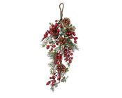 Bunch Plastic Berries, Glitter, Pinecones Green/Colour(S)