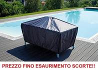 ALTIGASI Cover CVT02 Telo in Poliestere per Tavolo da Giardino Esterno Misura 240x130 CM in Poliestere Extra Resistente - Dotato di Custodia (AZ)