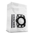 Karcher 2.863-314.0 Sacchetti Filtro In Vello Compatibili con Aspiratori Solidi Liquidi della Gamma WD 2 e WD 3, Grigio (AZ)