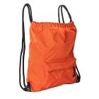 NE.ON! Gym Sack Sacchetta portaoggetti 37x43 cm, Tessuto ecosostenibile Rpet Waterproof, Tessuto reflective che si illumina con la luce, sacchetta sportiva (Arancio) (AZ)