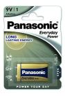 Panasonic 6R61 Everyday Transistor 9V, Argento (AZ)