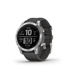 Garmin f?nix 7, Smartwatch, 47mm, Display 1,3", Touchscreen, +30 Sport, GNSS multi-band, Cardio, SpO2, Mappe, Musica, Garmin Pay, Autonomia 18 giorni (Silver & Graphite) (AZ)