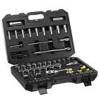 STANLEY set chiavi a bussola attacco misto 1/4" e 1/2" - 71 pz (AZ)