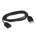 Prolunga lineare mt 3 2P+T 16A nera (AZ)