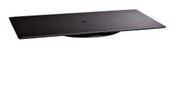 Meliconi Rotobase Elite M - Supporto Girevole in Vetro temperato per TV e Monitor PC, Portata massima 70 kg, Nero (AZ)