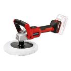 Einhell CE-CP 18/180 Li E-Solo Lucidatrice/levigatrice a batteria Power X-Change (platorello levigatura 180 mm, velocit? regolabile giri min. 500-3,000, senza batteria e caricabatteria) (AZ)