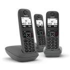 Gigaset cordless trio AS490 Nero (AZ)