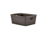 Stefanplast Elegance Cestino Rattan, Marrone, 25 x 19 x 10 cm (AZ)
