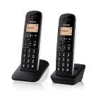 Panasonic Cordless Doppio KX-TGB612JTW Bianco/Nero (AZ)