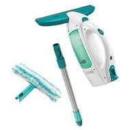 Leifheit Dry & Clean Set Lavavetri elettrico con manico e washer finestre, Tergivetro professionale fino a 38 min con 1 carica, Tira acqua da doccia (AZ) Leifheit Dry & Clean Set Lavavetri elettrico con manico e washer finestre, Tergivetro professionale fino a 38 min con 1 carica, Tira acqua da doccia (AZ)