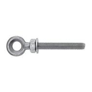 Occhiolo M6x56 classe 8.8 zincato bianco con dado e rosetta. (50 Pz.) Occhiolo M6x56 classe 8.8 zincato bianco con dado e rosetta. (50 Pz.)