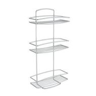 Metaltex serie Onda - Mensola rettangolare 3 ripiani per bagno - (460003) (AZ)
