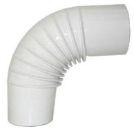 ALA 9768010 Gomito Smaltato, Bianco, Diametro 10 cm (AZ)