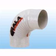 ALA 9768014 Gomito Smaltato, Bianco, Diametro 14 cm (AZ)