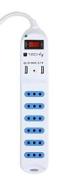Adattatori triple e multiprese da tavolo IUPS-PCP-612U (AZ)