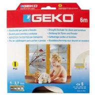 Geko 940008, Guarnizione autoadesiva per porte e finestre, L: 6 m, L x A: 9 x 3 mm, tenuta massima: 5 anni, Bianco (bianco) (AZ) Geko 940008, Guarnizione autoadesiva per porte e finestre, L: 6 m, L x A: 9 x 3 mm, tenuta massima: 5 anni, Bianco (bianco) (AZ)