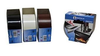 NASTRO ADESIVO IN ALLUMINIO ALTE TEMPERATURE MM.40xMT4 NERO (AZ)