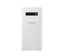 Cellulare - Custodia Silicone Cover White (Galaxy S10+) (AZ)
