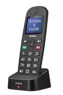 Brondi Amico di Casa Telefono Cellulare per Anziani GSM DUAL SIM con Tasti Grandi, Funzione SOS, Controllo Remoto, Volume Alto, Nero (AZ)