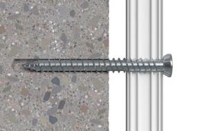 Vite muro testa piana FFS 7,5x152 T30 (100 Pz.) Vite muro testa piana FFS 7,5x152 T30 (100 Pz.)
