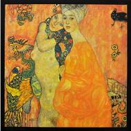 Gustav Klimt - Le amiche - Poster vintage originale anno 1992