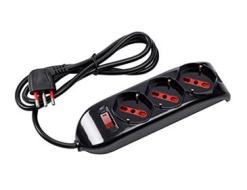 ROSI RS94002T, Multipresa serie Emilia, 3 prese schuko biv. 10/16A, Nero (AZ) ROSI RS94002T, Multipresa serie Emilia, 3 prese schuko biv. 10/16A, Nero (AZ)