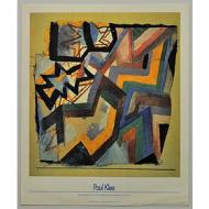 Paul Klee - Colored and graphic angles 1917 - Poster vintage originale anno 1989