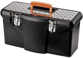 Tec Hit 304040 - Cassetta degli attrezzi in plastica, 18 pollici, colore: Nero (AZ) Tec Hit 304040 - Cassetta degli attrezzi in plastica, 18 pollici, colore: Nero (AZ)