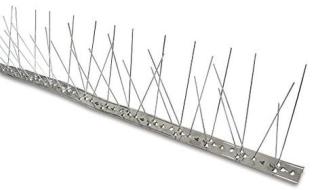 VERDELOOK Dissuasore Inox per volatili, 100x2.7 cm, per grondaia o Tetto (AZ) VERDELOOK Dissuasore Inox per volatili, 100x2.7 cm, per grondaia o Tetto (AZ)