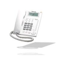 Panasonic KX-TS880EXW Telefono domestico, Bianco (AZ)