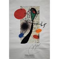 Joan Mirò - Opera grafica - Poster vintage originale anno 1984