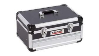 KREATOR KRT640601B - Valigetta in alluminio 430 x 300 x 205 mm 1 cassetto (AZ) KREATOR KRT640601B - Valigetta in alluminio 430 x 300 x 205 mm 1 cassetto (AZ)