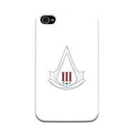 Cover Ass.Creed 3 Logo Bianca iPhone4/4S