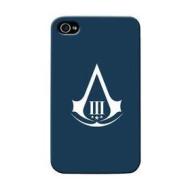 Cover Ass.Creed 3 Logo Blu iPhone 4/4S