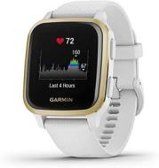 Garmin Venu Sq, Smartwatch GPS Sport con Monitoraggio della Salute e Garmin Pay, Bianco (Bianco/Oro) (AZ)