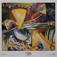 Vasilij Kandinskij - Improvvisazione n° II 1910 - Poster vintage originale anno 1999