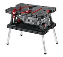 Keter 237005 Klappbare Werkbank (B x H x T) 85 x 75.5 x 55cm (AZ)