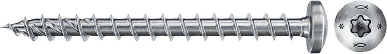 Viti truciolari torx FPF-PT 6,0x60 A2F inox (50 Pz.) Viti truciolari torx FPF-PT 6,0x60 A2F inox (50 Pz.)
