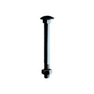 200 viti testa tonda quadro sottotesta con dado 8x20mm (AZ)