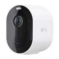 Arlo Pro 4 Telecamera di Videosorveglianza WiFi e Stazione di ricarica doppia, Bundle per la Casa Intelligente, Bianco