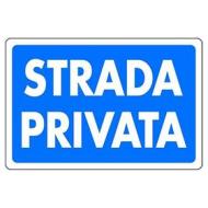 CARTELLI SEGNALI PLASTICA STRADA PRIVATA (AZ)