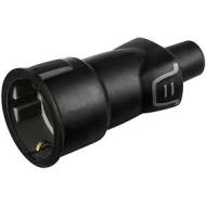 Presa volante da cavo IP44 2P+T 10/16 A standard franco/tedesco 220-250 V Nero S2019GE (AZ) Presa volante da cavo IP44 2P+T 10/16 A standard franco/tedesco 220-250 V Nero S2019GE (AZ)