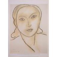 Henri Matisse - Testa femminile 1948 - Poster vintage originale anno 1999