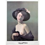 Félix Vallotton - Donna con cappello nero 1908 - Poster vintage originale anno 1999