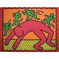 Keith Haring - Senza titolo 1982 - Poster vintage originale anno 1998