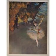 Edgar Degas - Ballerina sulla scena 1878 - Poster vintage originale anno 1996