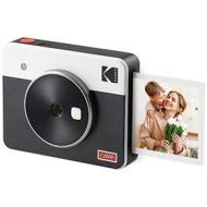 Kodak Mini Shot 3 Retro Fotocamera Istantanea e Stampante Fotografica Portatile, Ios e Android, Tecnologia 4Pass (76 X 76 Mm) - Bianco - 8 Fogli (AZ)